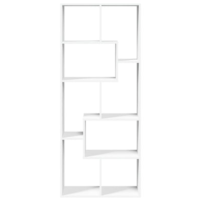 Huoneenjakaja/kirjahylly valk. 67x25x161,5 cm tekninen puu