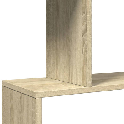 Huoneenjakaja 5 tasoa Sonoma-tammi 70x24x161 cm tekninen puu