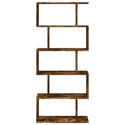 Huoneenjakaja 5 tasoa savutammi 70x24x161 cm tekninen puu