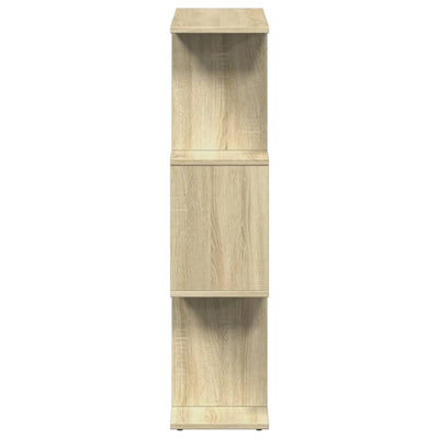 Huoneenjakaja 3 tasoa Sonoma-tammi 70x24x97 cm tekninen puu