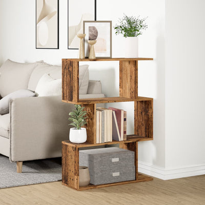 Huoneenjakaja Gogirnoiu 70x24x97cm (3 tasoa vanha puu puinen)