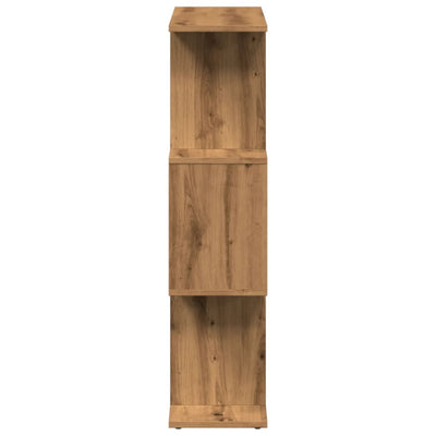 Huoneenjakaja 3 tasoa artesaani tammi 70x24x97 cm tekninen puu