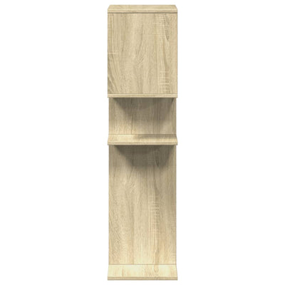 Huoneenjakaja/kirjahylly Sonoma-tammi 92x29x112 cm tekninen puu