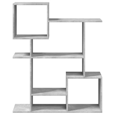 Huoneenjakaja/kirjahylly betoninharm. 92x29x112 cm tekninen puu