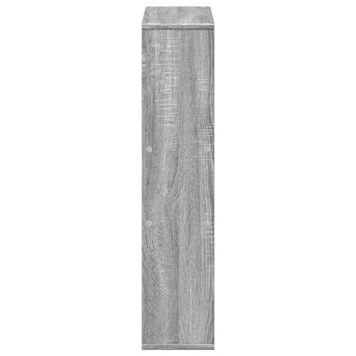 Kirjahylly harmaa Sonoma 63x20x90 cm tekninen puu