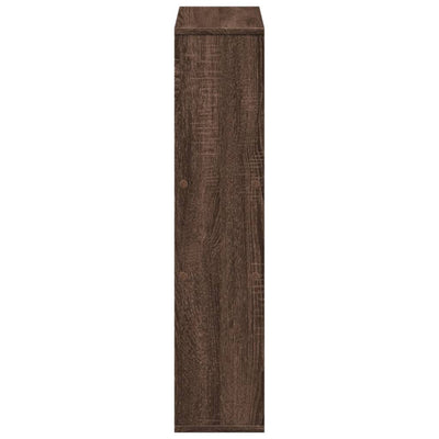Kirjahylly ruskea tammi 63x20x90 cm tekninen puu