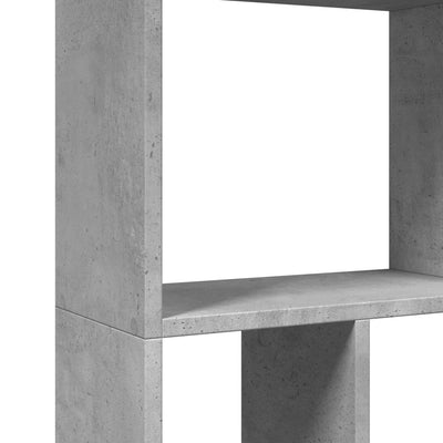Betoninharmaa kirjahylly Doloczki 60x20x120cm (puinen)