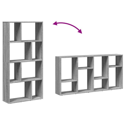 Harmaa kirjahylly Doloczki 60x20x120cm (puinen)