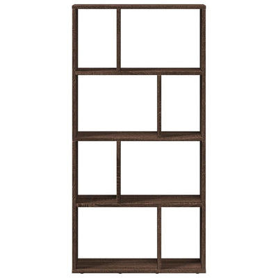 Kirjahylly ruskea tammi 60x20x120 cm tekninen puu