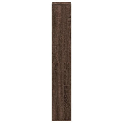 Kirjahylly ruskea tammi 60x20x120 cm tekninen puu