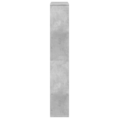 Kirjahylly betoninharmaa 72x20x120 cm tekninen puu