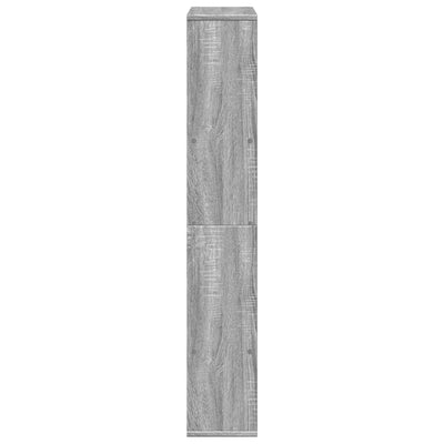 Kirjahylly harmaa Sonoma 72x20x120 cm tekninen puu