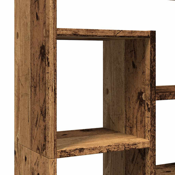 Kirjahylly vanha puu 72x20x120,5 cm tekninen puu