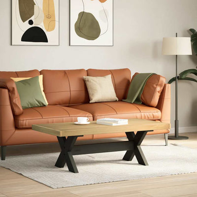 sohvapöytä NOAIN X-muotoiset jalat 120x60x40 cm