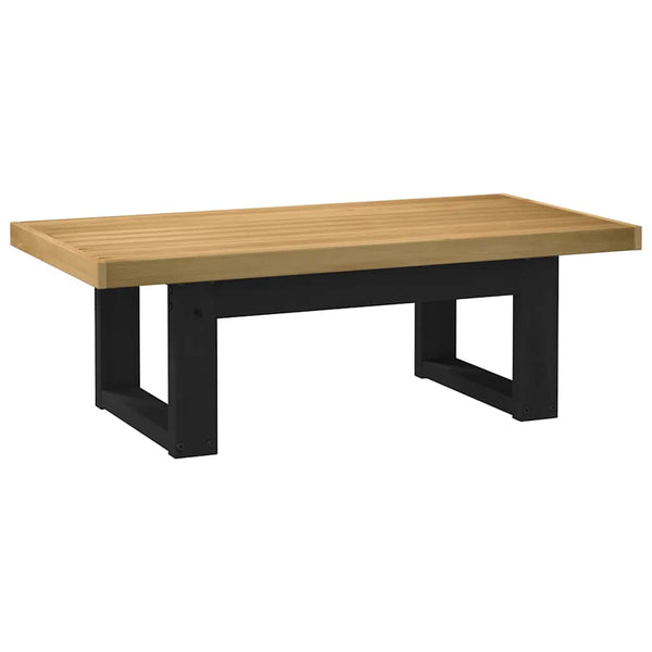 Sohvapöytä NOAIN U-muotoiset jalat 120x60x40 cm massiivipuu mänty