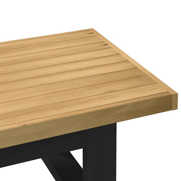 Sohvapöytä NOAIN U-muotoiset jalat 120x60x40 cm massiivipuu mänty