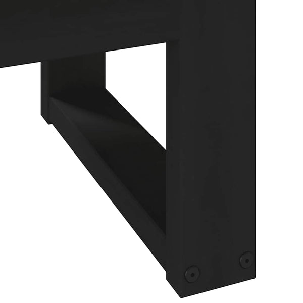 Sohvapöytä NOAIN U-muotoiset jalat 120x60x40 cm massiivipuu mänty