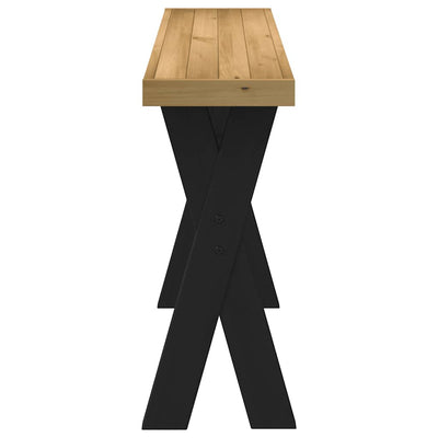 konsolipöytä NOAIN X-muotoiset jalat 120x30x75 cm