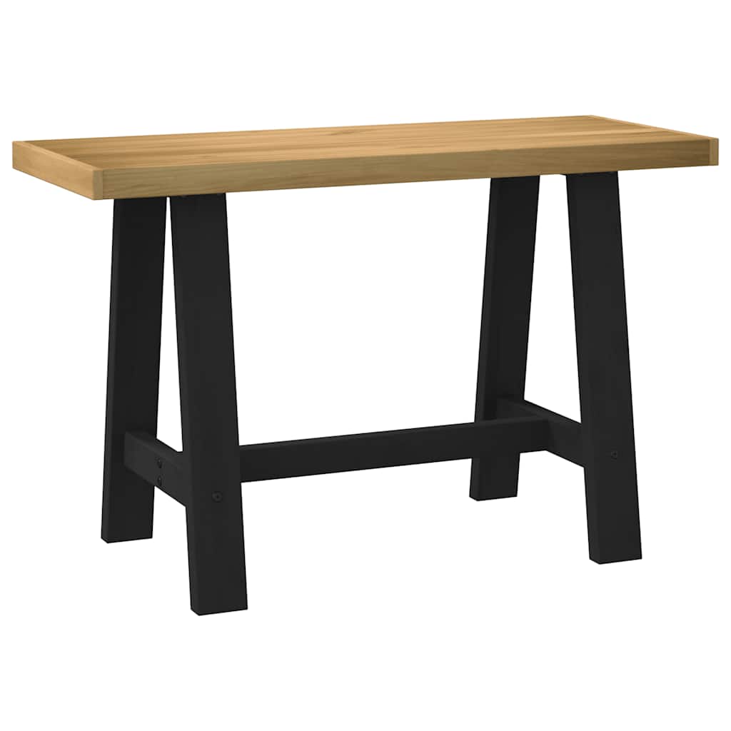 Työpöytä noain a-muotoiset jalat Edu 120x50x75cm (massiivipuu mänty)