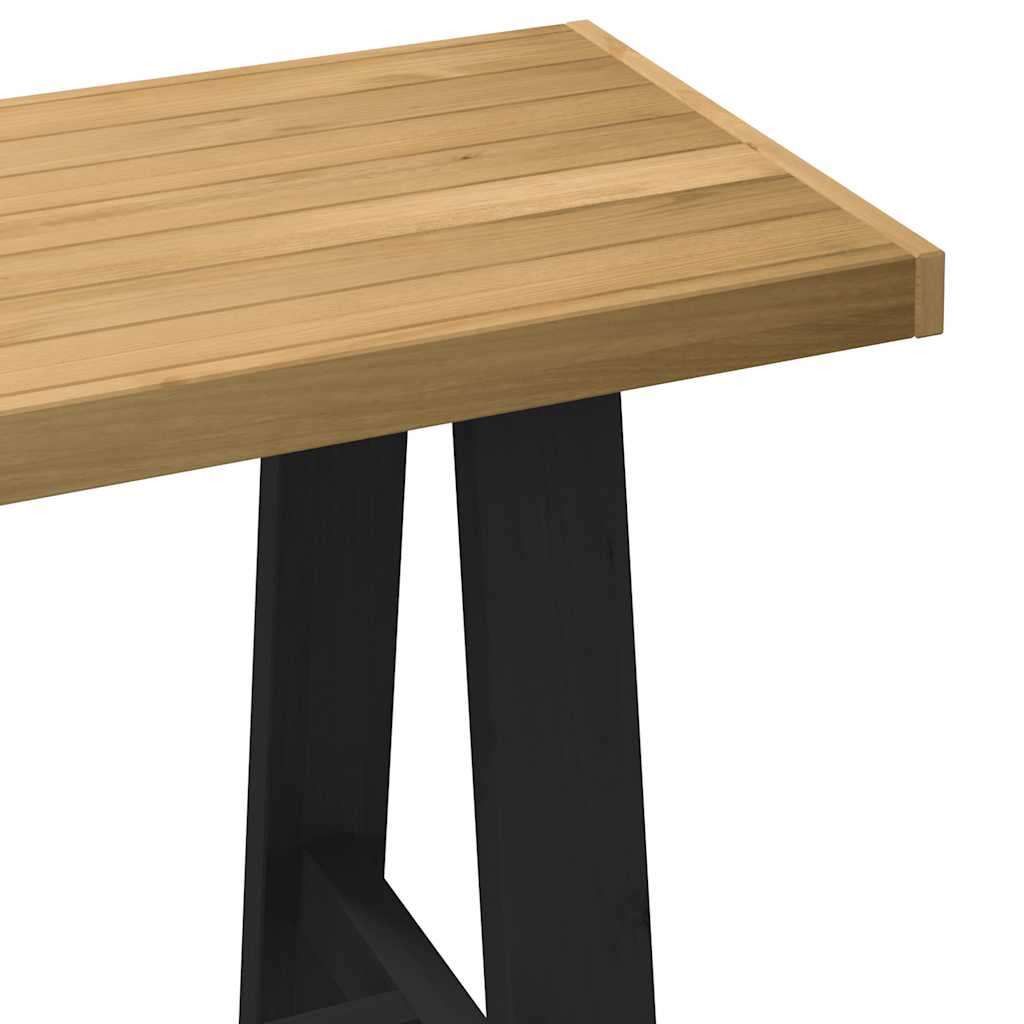 Työpöytä noain a-muotoiset jalat Edu 120x50x75cm (massiivipuu mänty)
