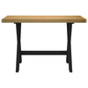 Työpöytä NOAIN X-muotoiset jalat 120x50x75 cm massiivipuu mänty