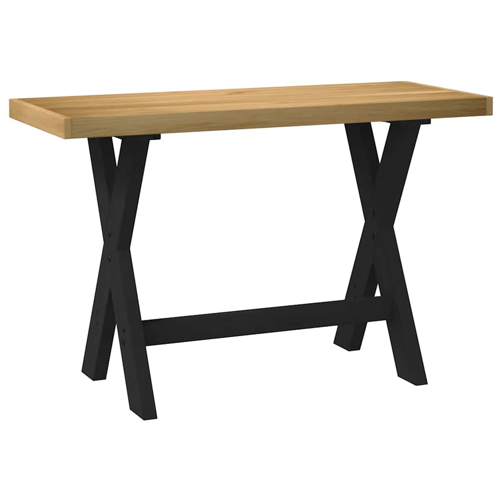 Työpöytä noain x-muotoiset jalat Edu 120x50x75cm (massiivipuu mänty)