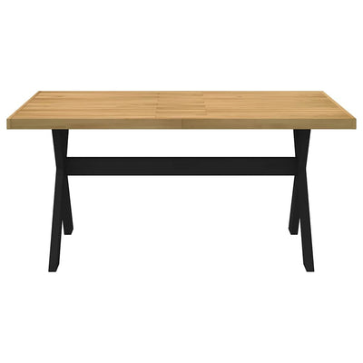 ruokapöytä NOAIN X-muotoiset jalat 160x90x75 cm