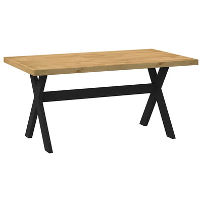 ruokapöytä NOAIN X-muotoiset jalat 160x90x75 cm