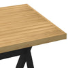 ruokapöytä NOAIN X-muotoiset jalat 160x90x75 cm