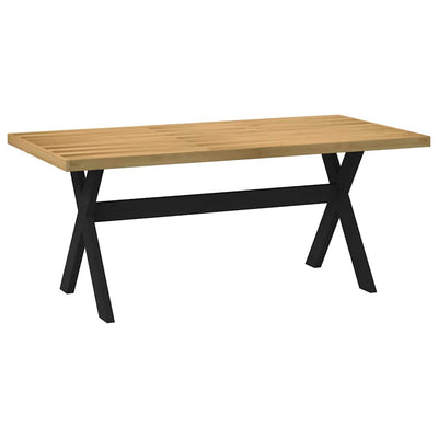 ruokapöytä NOAIN X-muotoiset jalat 180x90x75 cm