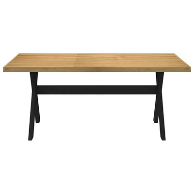ruokapöytä NOAIN X-muotoiset jalat 180x90x75 cm