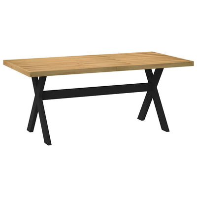 ruokapöytä NOAIN X-muotoiset jalat 180x90x75 cm