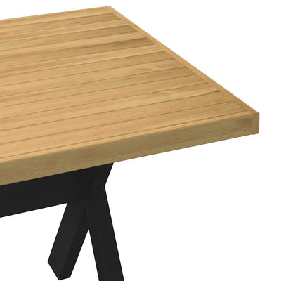 ruokapöytä NOAIN X-muotoiset jalat 180x90x75 cm