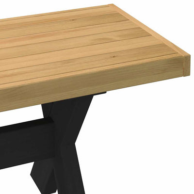 ruokapöytä NOAIN X-muotoiset jalat 180x40x45 cm