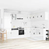 14-osainen keittiökaappisarja "Porto" Gloss White