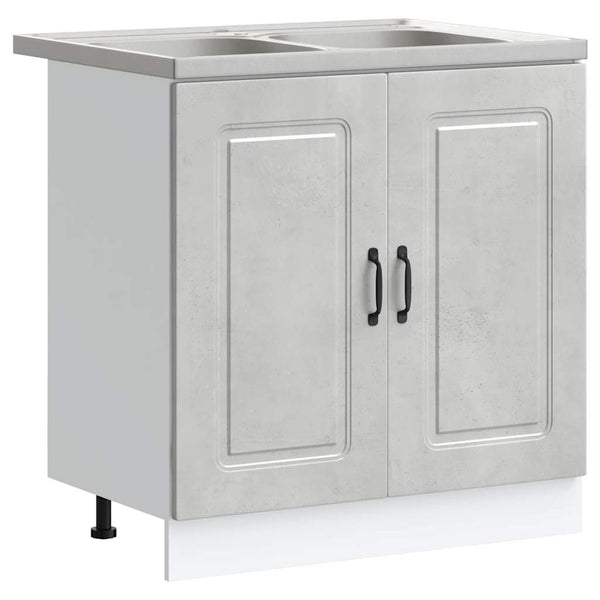 Keittiökaappi Kalmar Betoni Harmaa 80 x 46 x 81,5 cm