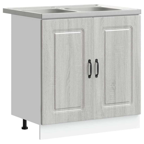 Keittiökaappi Kalmar Harmaa Sonoma 80 x 46 x 81,5 cm