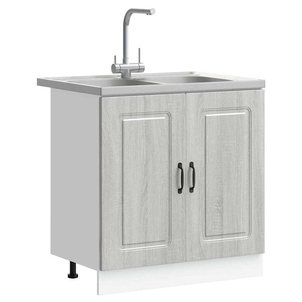 Keittiökaappi Kalmar Harmaa Sonoma 80 x 46 x 81,5 cm