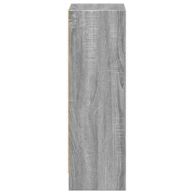 Kirjahylly harmaa Sonoma 40x24x76 cm tekninen puu