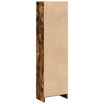 Kirjahylly savutammi 40x24x143 cm tekninen puu