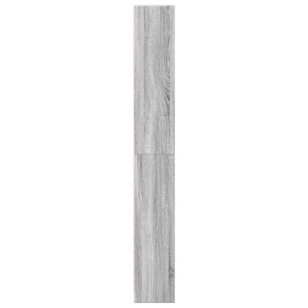 Kirjahylly harmaa Sonoma 40x24x176 cm tekninen puu