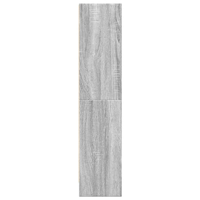 Kirjahylly harmaa Sonoma 60x24x109 cm tekninen puu