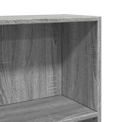 Kirjahylly harmaa Sonoma 60x24x109 cm tekninen puu