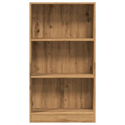 Kirjahylly artesaani tammi 60x24x109 cm tekninen puu