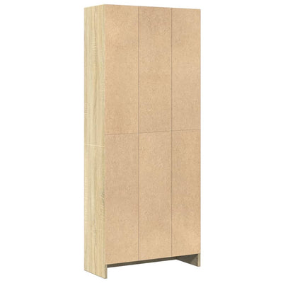 Kirjahylly Sonoma-tammi 60x24x143 cm tekninen puu