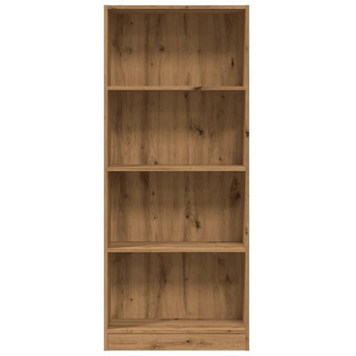 Kirjahylly artesaani tammi 60x24x143 cm tekninen puu