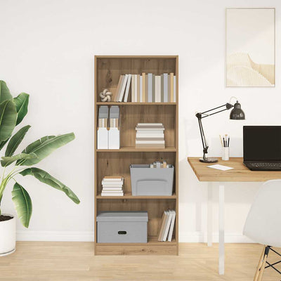 Artesaani tammi kirjahylly Ciuncan 60x24x143cm (puinen)