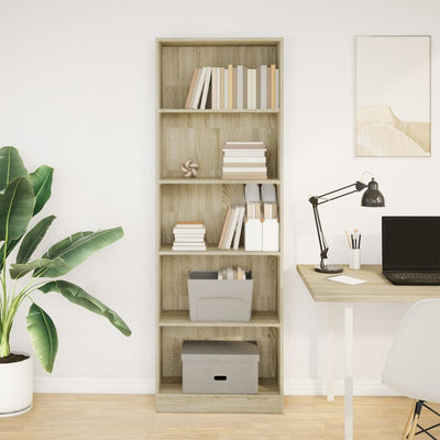 Sonoma tammi kirjahylly Ciuncan 60x24x176cm (puinen)