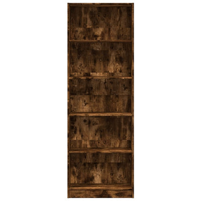 Kirjahylly savutammi 60x24x176 cm tekninen puu