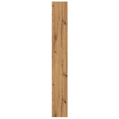 Kirjahylly artesaani tammi 60x24x176 cm tekninen puu